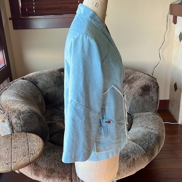 Caron Callahan denim jacket M - Picture 3 of 12